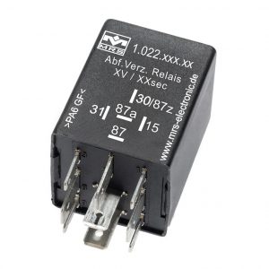 Time Relay with Switch Off Delay adjustable 12 V